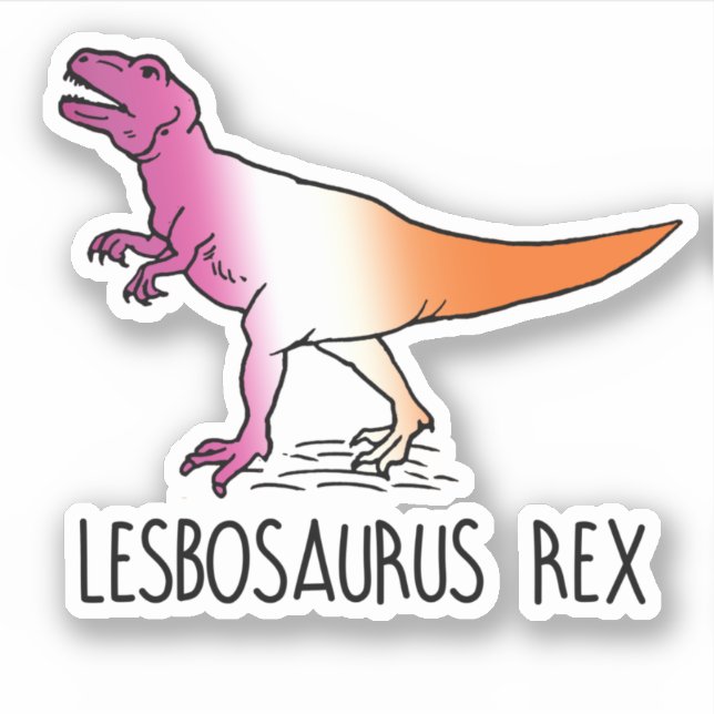 Sticker Lesbosaurus Rex (Devant)
