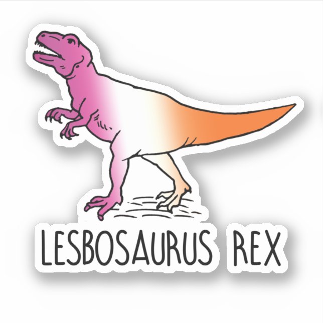 Sticker Lesbosaurus Rex (Devant)