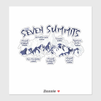 Sticker L'Escalade des Sept Sommets