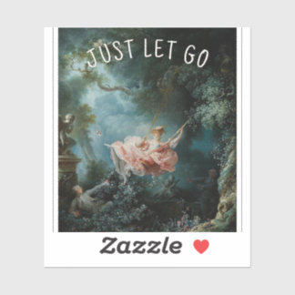 Sticker L'escarpolette de Fragonard – Lâchez prise