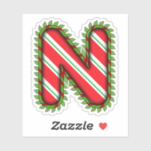 Sticker Lettre de Noël N