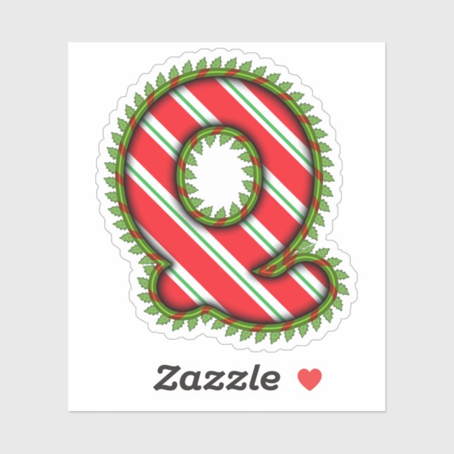 Sticker Lettre de Noël X (Feuille)
