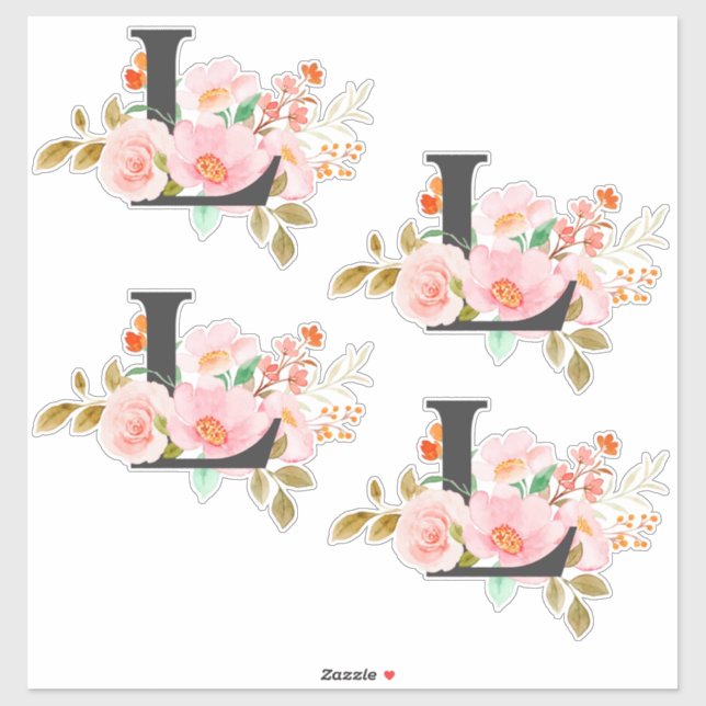 Sticker Lettre L (Feuille)