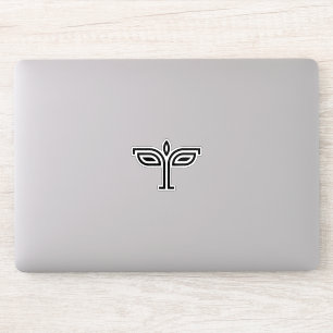 Sticker Lettre T Monogramme Aider La Vie