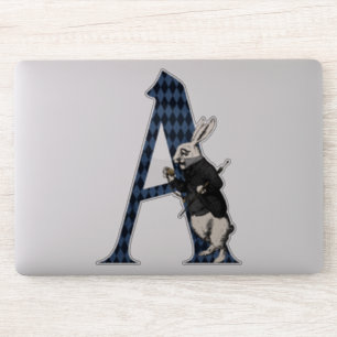 STICKER LETTRE TAPIS BLANC A