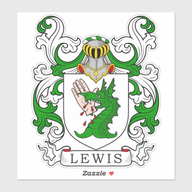 Sticker Lewis Family Crest (Feuille)