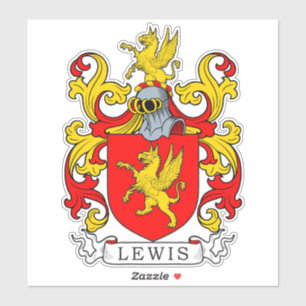 Sticker Lewis Family Crest