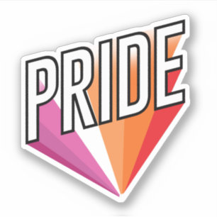 Sticker L'explosion de la fierté lesbienne