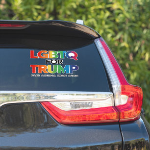 STICKER LGBTQ POUR TRUMP GAY LESBIENNE POUR TRUMP 2024 