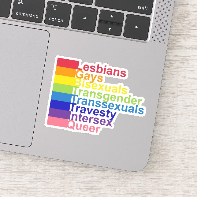 STICKER LGBTTIQ (Détail)
