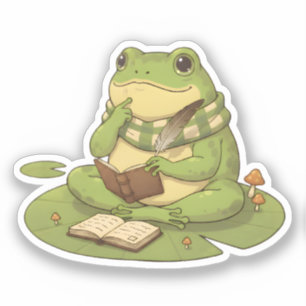 Sticker L'histoire de Zochi, écrivain passionné