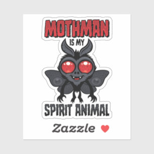 Sticker L'homme aux papillons de nuit est mon animal spiri