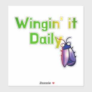 Sticker L'humour quotidien et drôle des petits insectes