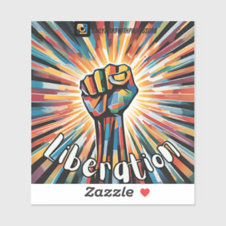 Sticker "Libération" - Un symbole audacieux de l'unité