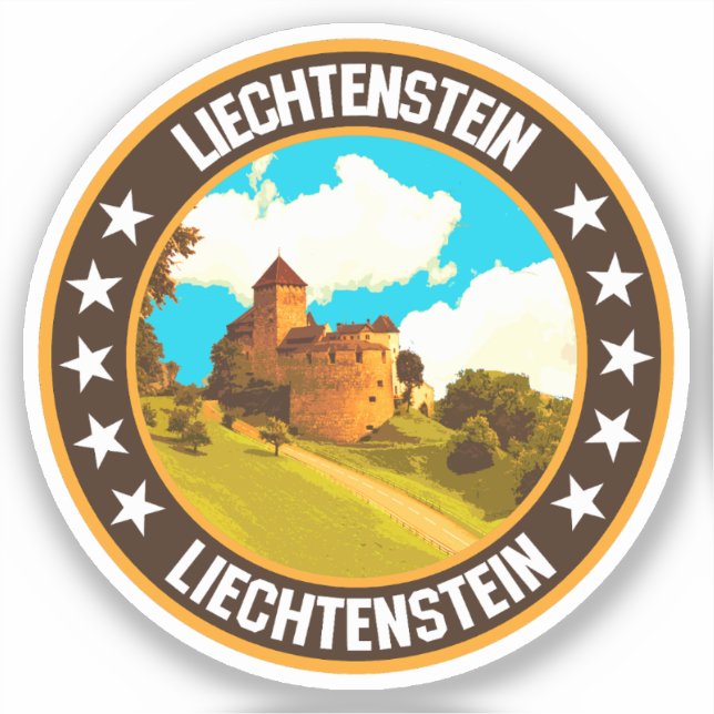 Sticker Liechtenstein (Recto)