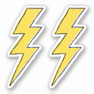 Sticker Lightning bolts