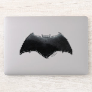 Sticker Ligue de Justice   Symbole de batman métallique