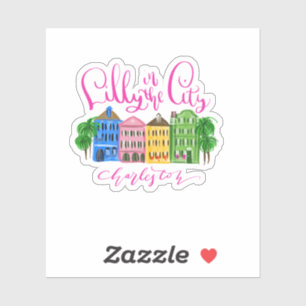 Sticker Lilly in the City - Charleston