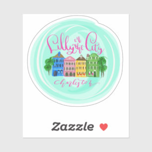 Sticker Lilly in the City - Charleston