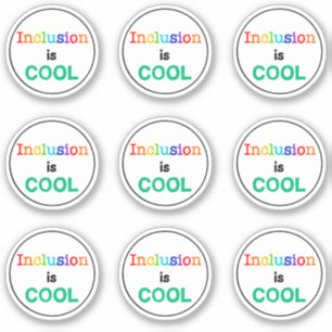 Sticker L'inclusion est le pack de sensibilisation COOL Ne