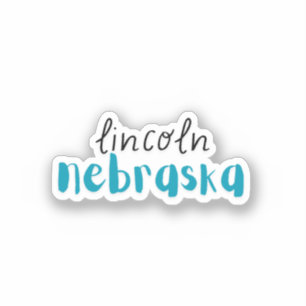 Sticker Lincoln Nebraska