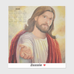 Sticker L'Invitation Divine : Calendrier Jésus 2026
