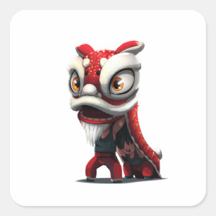 Sticker Lion Dance