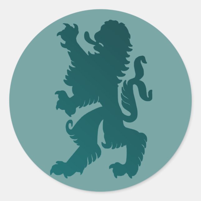 Sticker Lion puissant (Devant)