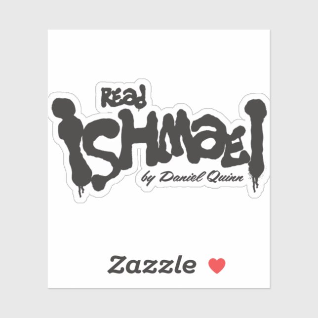 Sticker Lisez Ismael par Daniel Quinn (Feuille)