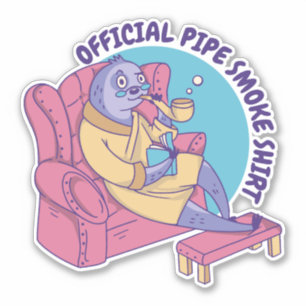 STICKER LISTE OFFICIELLE DES ANIMAUX DE LA CHEMISE FUMÉE D