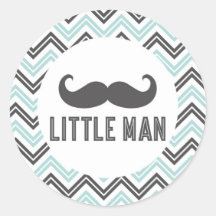 Sticker Little Man Mustache