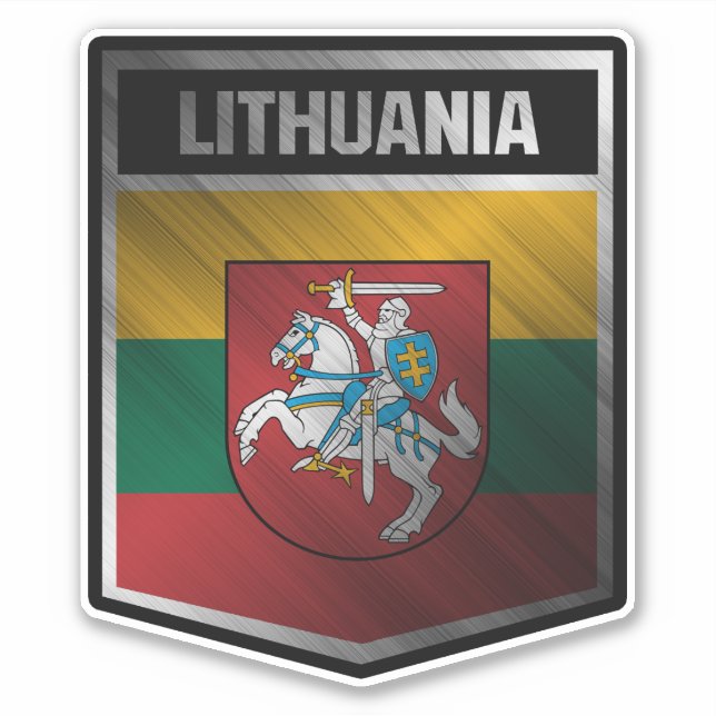 Sticker Lituanie (Devant)