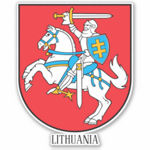 Sticker Lituanie Armoiries Nationales Patriotique