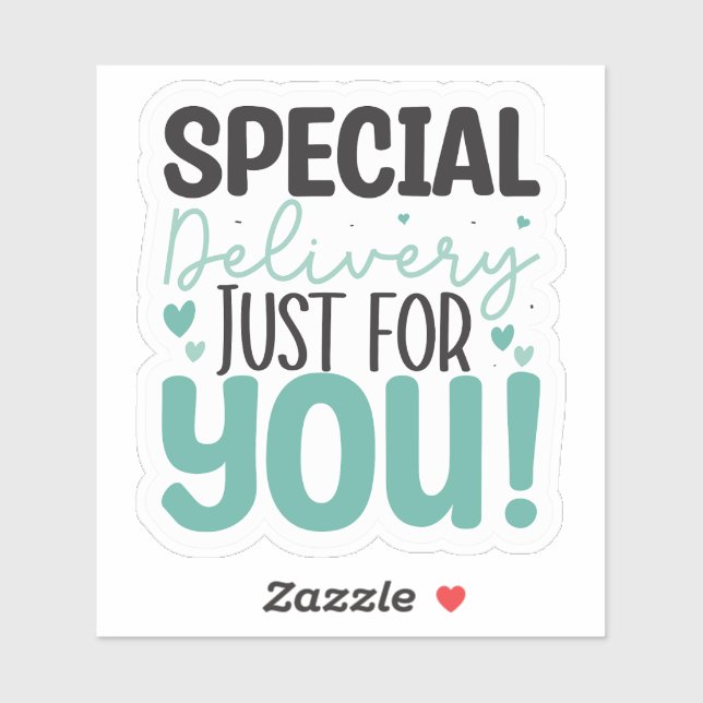 Sticker Livraison spéciale pour vous ! (Feuille)