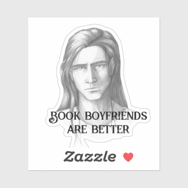 Sticker Livre Boyfriend Portrait (Feuille)