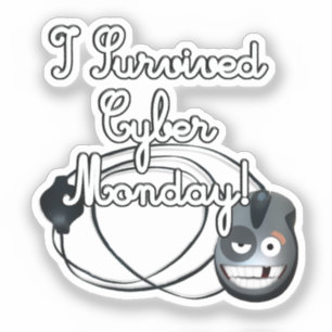 STICKER LIVRE DE COUPURES CYBER LUNDI