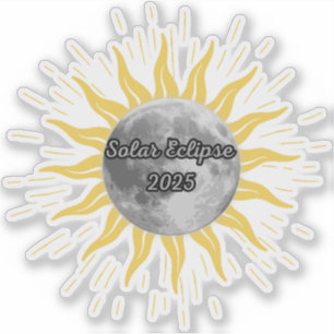 Sticker Livre de mémoire Solaire Eclipse 2025