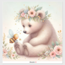 Livre D'Histoire Bois Bébés Ours Et Abeilles