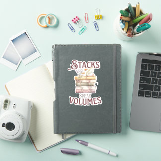 Sticker Livre Lover Witty Pun Aquarelle Botanique
