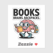 Livres Cerveaux Sacs à dos mignons Cerveau scolair