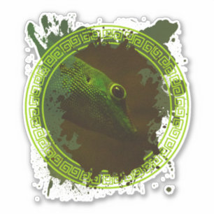 Sticker Lizard Art
