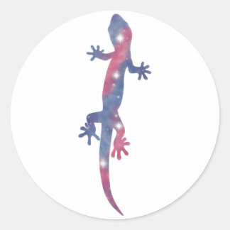 Sticker Lizard Starscape