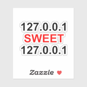 Sticker localhost sucré