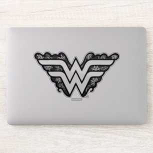 Sticker Logo de la dentelle noire de Wondoman