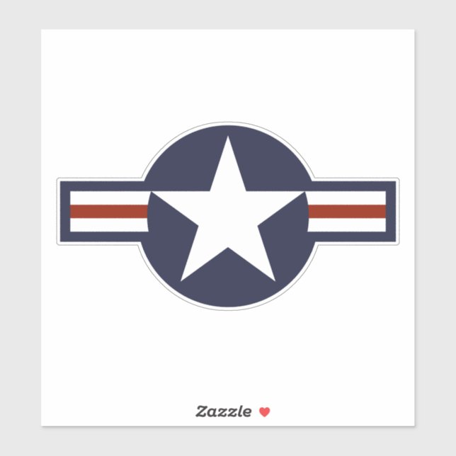 Sticker Logo de la Force aérienne (Feuille)