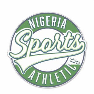 Sticker logo de l'athlétisme sportif nigérian