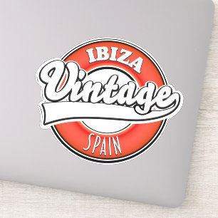 Sticker Logo de style vintage Ibiza