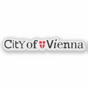 Sticker Logo de Vienne (Wien), Autriche v2, Autriche