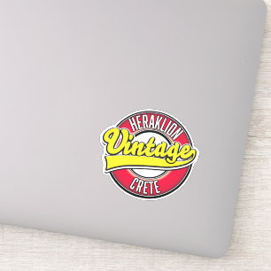 Sticker logo de voyage à Héraklion Crète