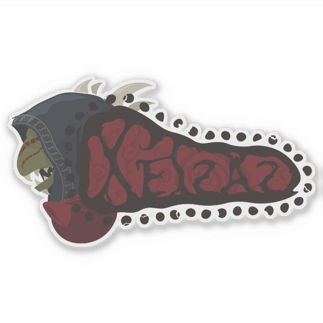 Sticker Logo de Xelzaz par pashacore (Devant)